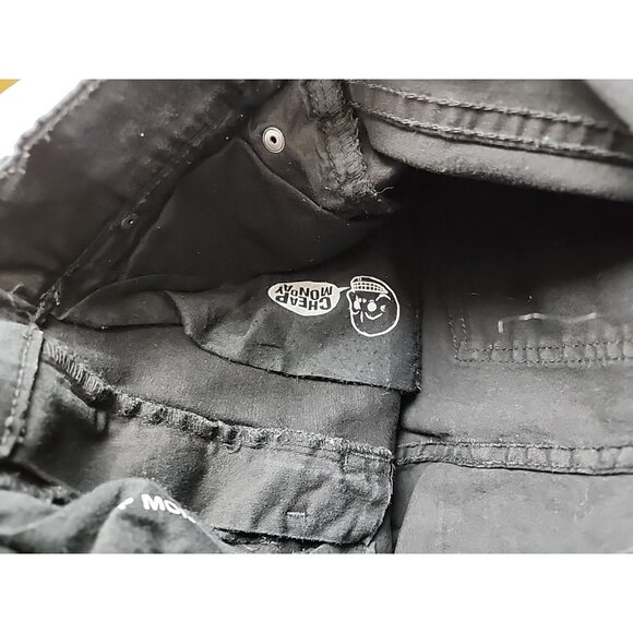 Cheap Monday Second Skin Very Stretch Ladies Skinny Black Jeans Size W 26 L 32 - Picture 10 of 14